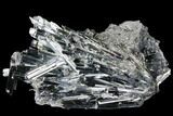 Metallic Stibnite Crystal Cluster - China #97818-1